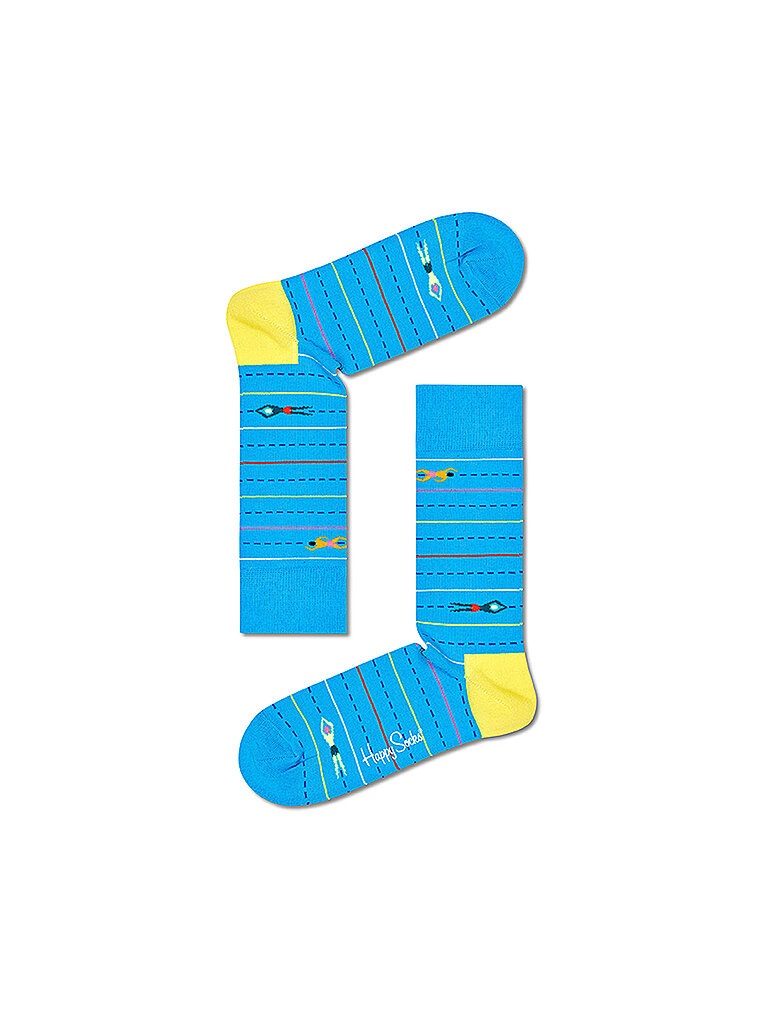 HAPPY SOCKS Damen Socken WORKOUT 36-40 turquoise türkis